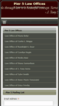 Mobile Screenshot of pier5law.com